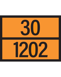 ADR kemler bord met code