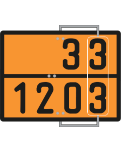 ADR bord voor Diesel en Benzine