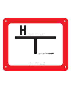 Hydrant afstandsbord 