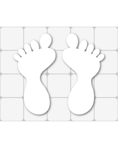 Antislip aquasafe model c voeten wit