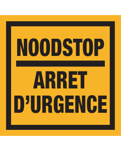 Noodstop (Sticker)