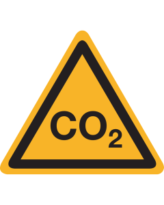 Bord met tekst Co2