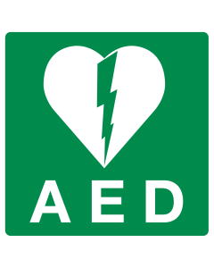Bord met pictogram AED KB 21-04-2007