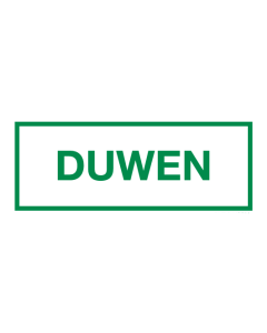 Duwen (bordje)