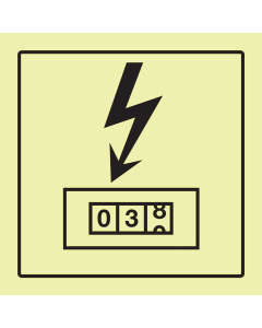 Fotoluminescerend bord Elektrameter