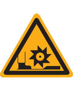 Bord met pictogram frees-as