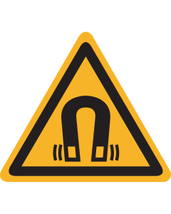 Bord met pictogram Magnetisch Veld - ISO 7010 - W006