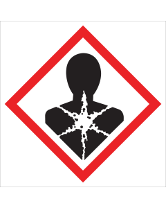 Bord met pictogram "Gezondheidsgevaar" - GHS08