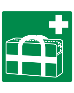 Bord met pictogram medische tas ISO 7010