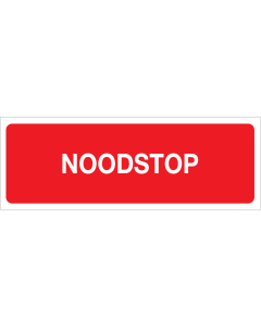 Noodstop (Bordje)