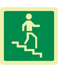 Trap omlaag (fotoluminescerend)