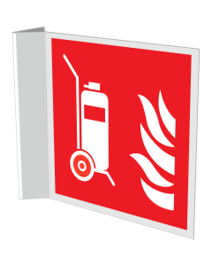 Bluswagen met vlam (haaks)