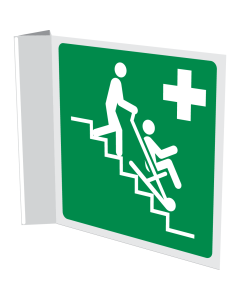 Haaks bord Evac chair 