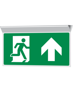 Nooduitgang rechtdoor (haaks plafond)