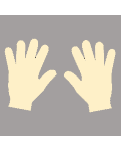 Handafdrukken (Sticker fotoluminescerend)