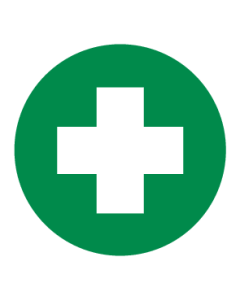 Helmsticker EHBO pictogram