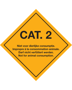 Magneet Categorie 2 - Niet voor dierlijke consumptie