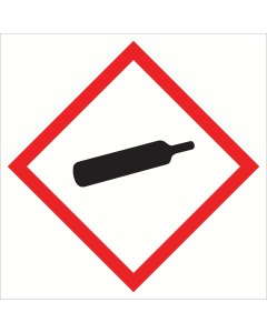Magneet met pictogram "Gashouder onder druk" - GHS04