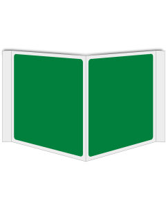 Panorama bord blanco groen