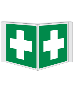Panorama bord met pictogram EHBO ISO 7010