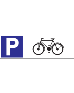 Parkeerbord "Fietsen" Dibond 340x110mm