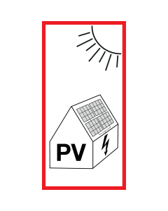 PV sticker installatie, meterkast en zonnepanelen.