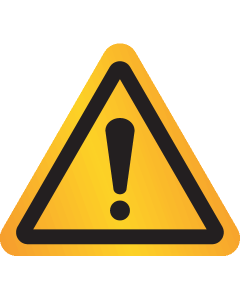 Sticker Algemeen gevaar reflecterend - ISO7010 - W001