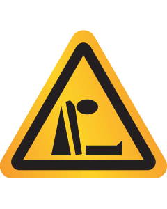 Reflecterende sticker met pictogram "Waarschuwing Verstikkingsgevaar"