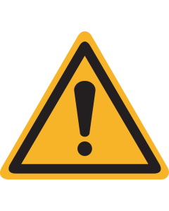 Sticker Algemeen gevaar - ISO7010 - W001