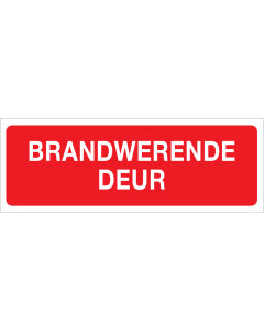 Brandwerende deur (Sticker)