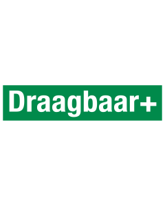 Draagbaar (sticker)
