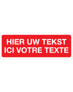 Eigen tekst (sticker)