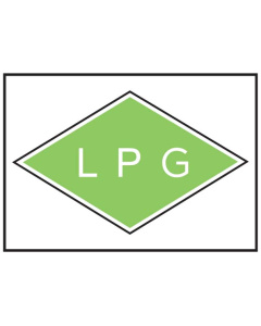 Brandstofsticker LPG