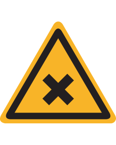 Sticker met pictogram "Waarschuwing Schadelijke, Irriterende Stoffen"