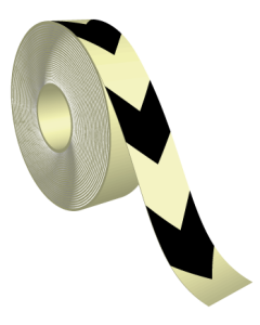 Tape fotoluminescerend / zwarte pijlen