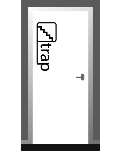 Deursticker Trap