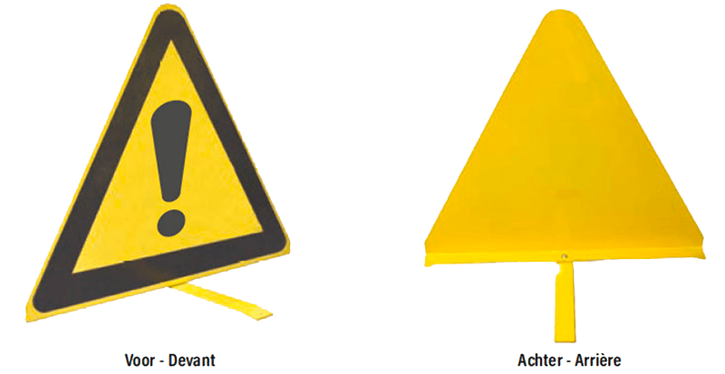 Gevarendriekhoek illustratie