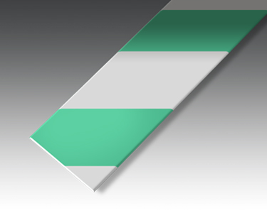 Magazijn vloerbelijning groen / wit