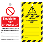 Veiligheidslabels voorbeeld