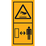 Veiligheidspictogram voor machines