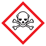 GHS pictogram giftige stoffen