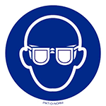 Gebodspictogram Oogbescherming verplicht