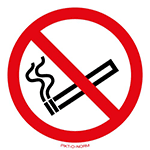 Verbodspictogram Roken verboden