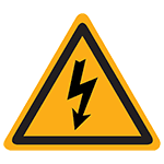 Waarschuwingspictogram Elektrische spanning