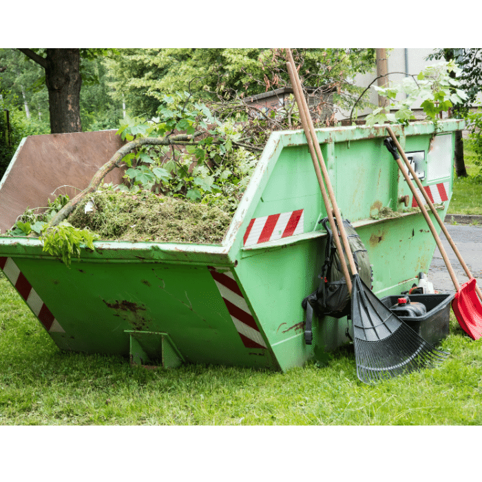 Afvalcontainer met containermarkeringen Afvalcontainer met containermarkeringen