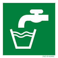 Pictogram drinkwater ISO 7010
