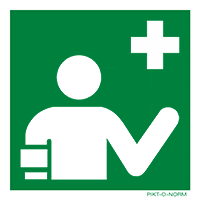 Pictogram eerste hulpverlener ISO 7010