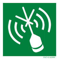 Pictogram radiobaken ISO 7010