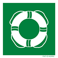 Pictogram waterreddingsmiddelen ISO 7010