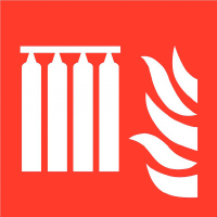 Pictogram blusbatterij ISO 7010